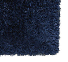 Load image into Gallery viewer, Ottomanson Flokati Collection Faux Sheepskin Shag Runner Rug, 2&#39;X5&#39;, Navy
