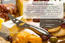 Load image into Gallery viewer, LUNAR Premium 6-Piece Cheese Knife Set - Complete Stainless Steel Cheese Knives Collection
