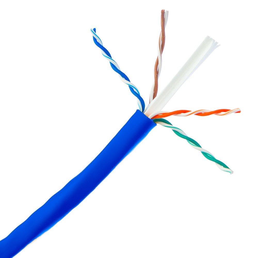 CableVantage Cat6 100FT 30M Patch Cord Networking RJ45 Ethernet Patch CAT6 Cable Xbox \ PC \ Modem \ PS4 \ Router - (100 Feet) Internet Network Cable Blue