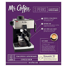 Load image into Gallery viewer, Mr. Coffee 4-Cup Steam Espresso System with Milk Frother
