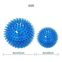 Load image into Gallery viewer, EETOYS Durable Dog Chew Spike Ball, 3Pack Squeaker Spiky Ball Squeaky Dog Toy for Training Play Fetch by EETOYS MARKET LEADER PET LOVER
