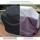 UNICOOK Heavy Duty Waterproof Barbecue Gas Grill Cover, 60-inch BBQ Cover, Special Fade UV Resistant Material, Durable Convenient, Fits Grills Weber Char-Broil Nexgrill Brinkmann More