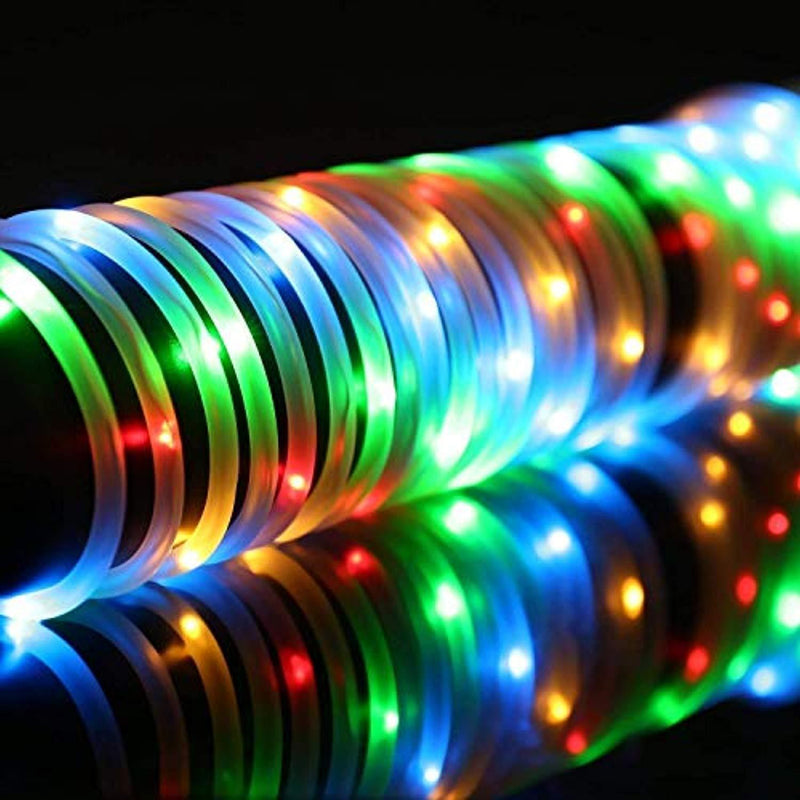 LED Rope Lights, 33ft 136 LED Waterproof String Lights with Remote, 8 Mode/Timer Fairy Lights for Christmas Holiday Garden Patio Party Halloween Home Pool Outdoor Indoor Decoration (Colorful)