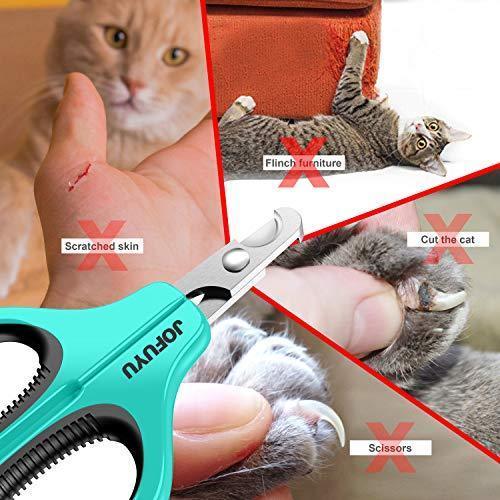 Updated 2019 Version Cat Nail Clippers and Trimmer - Professional Pet Nail Clippers and Claw Trimmer – Best Cat Claw Clippers for Bunny Rabbit Puppy Kitten Ferret Kitty and Small Animals - Sharp, Safe