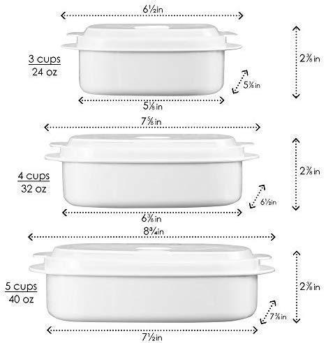 Corelle Coordinates by CulinWare 6-Piece Microwave Cookware, Steamer and Storage Set, Splendor