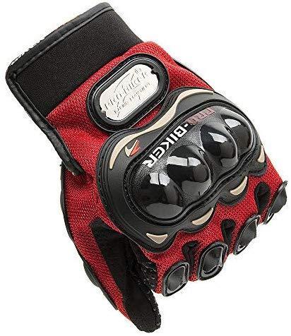 MUYDZ Upgraded Full Finger Knuckle Motorcycle Motorbike Powersports Racing Safety Gloves Outdoor Gloves for Men and Women
