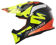 Load image into Gallery viewer, LS2 Helmets Motorcycle &amp; Powersports Helmet&#39;s Off-Road Fast Mini V2 (Strong Red Blue, Medium)

