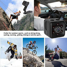 Load image into Gallery viewer, Mini Hidden Spy Camera Portable Small 1080P Wireless Cam with Night Vision and Motion Detection for Nanny/Housekeeper, Security Sports Camera (Black（with 32GB Card）)
