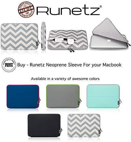 Runetz - MacBook Pro 13 inch Sleeve Neoprene Laptop Sleeve 13.3 inch MacBook Air 13 inch Sleeve Notebook Computer Bag Protective Case Cover with Accessory Pocket with Zipper - Teal