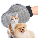 Parateck Dog Grooming Glove Shedding Brush Mitt Deshedding for Labrador Shepherd Bulldog Golden Retriever Beagles Yorkshire Terrier