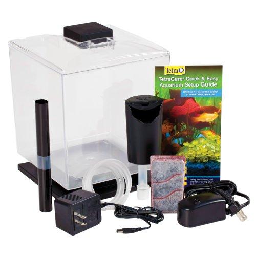 GloFish Aquarium Kit w/ Hood, LED Lights and Whisper Filter