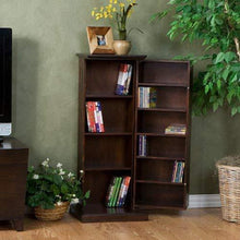 Load image into Gallery viewer, Southern Enterprises Media Storage Pedestal - Cherry
