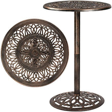 Load image into Gallery viewer, Best Choice Products Outdoor Patio 3-Piece Cast Aluminum Bistro Set, Table and Chairs
