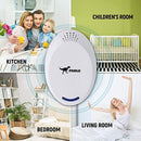 Ultrasonic Pest Repeller | Ultrasonic & Ultrasound Pest Repellent - Pest Reject - Set of 4 Electronic Pest Control - Plug in Home Indoor Repeller - Get Rid of Mosquitos, Insects, Rodents, Ants, Rats