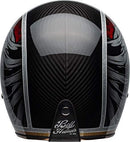 Bell Custom 500 Carbon Open-Face Motorcycle Helmet (Ace Cafe Tonup Black/White, X-Large)