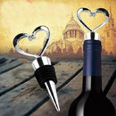 Lovelyou 11 Stainless Steel Love Design Heart Shape Wine and Beverage Bottle Stoppers (Set of 10)