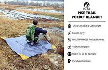 Load image into Gallery viewer, Pocket Blanket -Compact Picnic Blanket (60&quot;x 56&quot;) - Sand Proof Beach Blanket / 100% Waterproof Ground Cover. Great Outdoor Blanket for Hiking, Camping, Picnics, Travel and Beach Trips!
