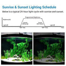 NICREW ClassicLED Aquarium Light, Fish Tank Light with Extendable Brackets, White and Blue LEDs