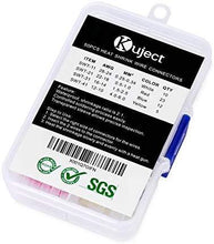 Load image into Gallery viewer, Kuject 120PCS Solder Seal Wire Connectors, Self-Solder Heat Shrink Butt Connector Waterproof Insulated Electrical Butt Splice Wire Terminals for Marine Automotive Aircraft Boat Truck Stereo Wire Joint
