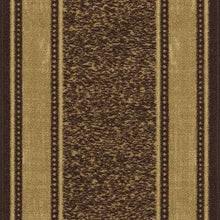 Load image into Gallery viewer, Ottomanson Ottohome Collection Contemporary Bordered Design Modern Runner Rug, 20&quot; x 59&quot;, Chocolate Brown
