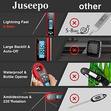 Load image into Gallery viewer, A ALPS Waterproof Digital Instant Read Meat Thermometer - Ultra Fast Thermometer with Backlight &amp; Calibration for Kitchen, Outdoor Cooking, Grill BBQ, and Liquids(Black)
