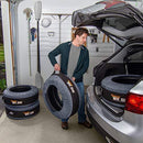 Kurgo Seasonal Tire Tote | Wheel Felts | Spare Tire Cover | Portable Wheel Bags | Winter Tire Cover | Eco-Friendly Tire Totes | Handle for Easy Transportation | Universal Fit