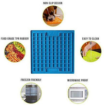Load image into Gallery viewer, Hyper Pet Lickimat Slow Feeder Dog Mat &amp; Boredom Buster (Perfect For Dog Food, Dog Treats, Yogurt, or Peanut Butter) [Fun Alternative to a Slow Feed Dog Bowl], Available in a Variety of Colors &amp; Sizes
