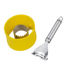 Load image into Gallery viewer, LJDJ Corn Stripper Cob Slicer Peeler Thresher Tool Corn Cobber Corn Zipper, Stainless Steel Corn Peeler and Kernel Cutter Kitchen Utensils &amp; Gadgets Kernel Cutter
