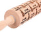 Embossed Wooden Rolling Pins Engraved Embossing Wood Roller Pin with Christmas Patterns for Baking Cookies by Unihoh