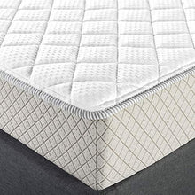 Load image into Gallery viewer, Zinus 2.5 Inch Green Tea Memory Foam Quilted Mattress Pad for Mattresses 12 Inches and under, Mattress Topper Rejuvenator, King
