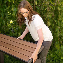 Load image into Gallery viewer, LIFETIME 60139 Outdoor Convertible Bench, 55 Inch, Mocha Brown
