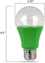 Load image into Gallery viewer, Feit Electric A19/GROW/LEDG2/4 60W Equivalent 9W Indoor and Outdoor Full Non-Dimmable
