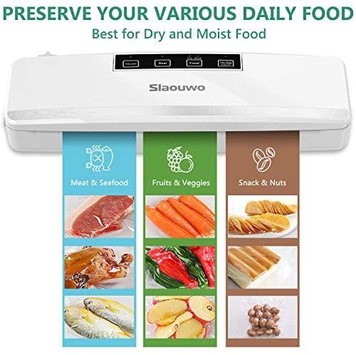 Malaha Vacuum Sealer Machine, Automatic Vacuum Packing Machine, Compact Food Sealer Vacuum For Food Preservation