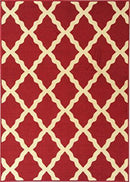 Ottomanson Glamour Collection Contemporary Moroccan Trellis Design Kids Rug (Non-Slip) Kitchen and Bathroom Mat Rug, 3'3" X 5'0", Grey