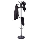 Tangkula 72" Metal Coat Hat Tree Stand with Umbrella Holder Coat Hanger Home Decor