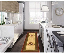 Load image into Gallery viewer, Ottomanson siesta collection runner rug, 20&quot;X59&quot;, Beige Kitchen Chef
