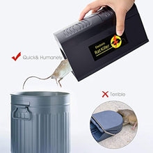 Load image into Gallery viewer, Electronic Rat Trap - Zaker Powerful High Voltage Automatic Rat Zapper, Indoor/Outdoor Rat Catcher, Efficient, Safe and Clean, Animal Trap to Get Rid of Rats and Mice, Squirrels and Rodents
