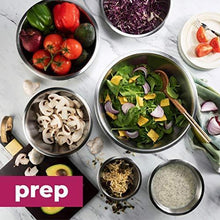 Load image into Gallery viewer, Premium Stainless Steel Mixing Bowls (Set of 6) Stainless Steel Mixing Bowl Set - Easy To Clean, Nesting Bowls for Space Saving Storage, Great for Cooking, Baking, Prepping by Veracity &amp; Verve
