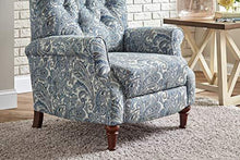 Load image into Gallery viewer, Lane Home Furnishings 6003-11 Zulu Indigo Hi Leg Recliner, Medium
