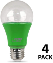 Load image into Gallery viewer, Feit Electric A19/GROW/LEDG2/4 60W Equivalent 9W Indoor and Outdoor Full Non-Dimmable
