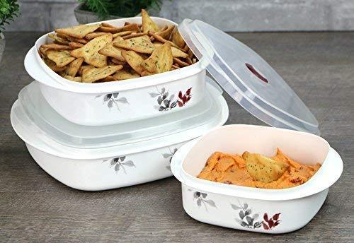 Corelle Coordinates by CulinWare 6-Piece Microwave Cookware, Steamer and Storage Set, Splendor