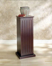Load image into Gallery viewer, Southern Enterprises Media Storage Pedestal - Cherry
