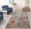 Ottomanson Area Rug, 5'3" x 7', Turquoise