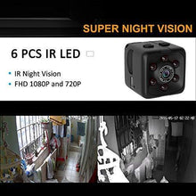 Load image into Gallery viewer, Mini Hidden Spy Camera Portable Small 1080P Wireless Cam with Night Vision and Motion Detection for Nanny/Housekeeper, Security Sports Camera (Black（with 32GB Card）)
