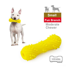 Load image into Gallery viewer, EETOYS Puppy Teething Toys Dog Chew Toys for Aggressive Chewers Made W/Non-Toxic TPE (Small,Whistle Bone) by EETOYS MARKET LEADER PET LOVER
