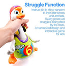 Toyk Kids toys Music Goose toys With Powerful LED Light Dancing Music Educational Toys For Boys Girl Toddler