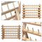 SAND MINE Wooden Thread Rack Sewing and Embroidery Thread Holder (60 Spool)