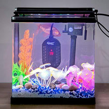 Load image into Gallery viewer, Hygger Mini Glass Aquarium Heater 50W 100W Adjustable LED Digital Temperature Display Small Tank Heater for Turtle Betta Fish Bowl with Protective Guard
