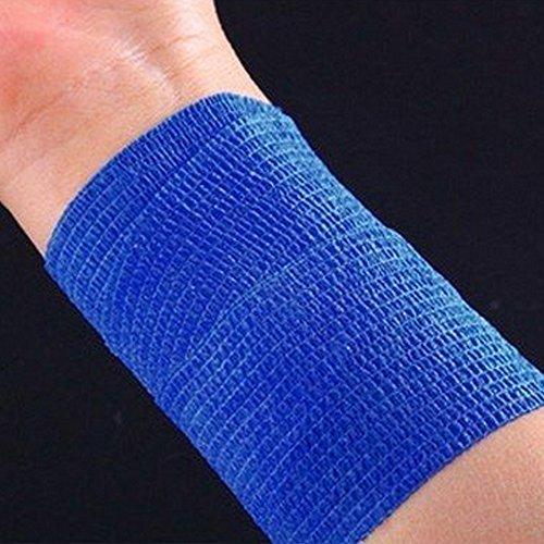 ESUPPORT 2 Inches X 5 Yards Self Adherent Cohesive Wrap Bandages Strong Elastic First Aid Tape for Wrist Ankle Pack of 10