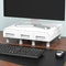 Mind Reader PC, Laptop, IMAC Monitor Stand and Desk Organizer, Black